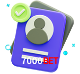 Tornar-se um membro do 7000Bet é muito simples